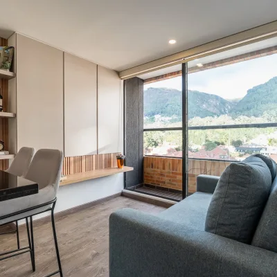 Apartamento amoblado para 3 personas en el edificio Citadinno de Bogotá