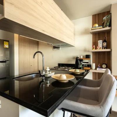 Apartamento amoblado para 3 personas en el edificio Citadinno de Bogotá